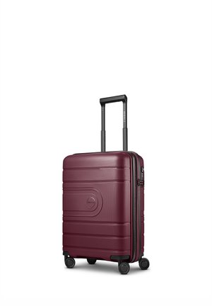 Redolz ESSENTIALS 11 4 ROLLEN KABINENTROLLEY 55 CM MIT DEHNFALTE UNISEX - Trolley - burgundy