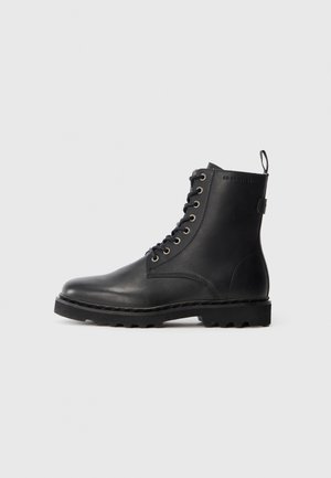 SKIFF MILITARY - Botines con cordones - black