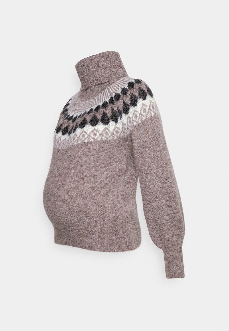 Pieces Maternity Trui bruin Pieces Maternity Trui bruin