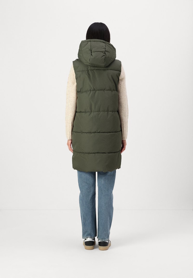 Chaleco Mujer Acolchado VMLIGAANE Chalecos De Abrigo Gris Claro