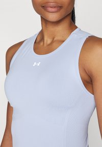 Under Armour TRAIN SEAMLESS - Topper - celeste/white