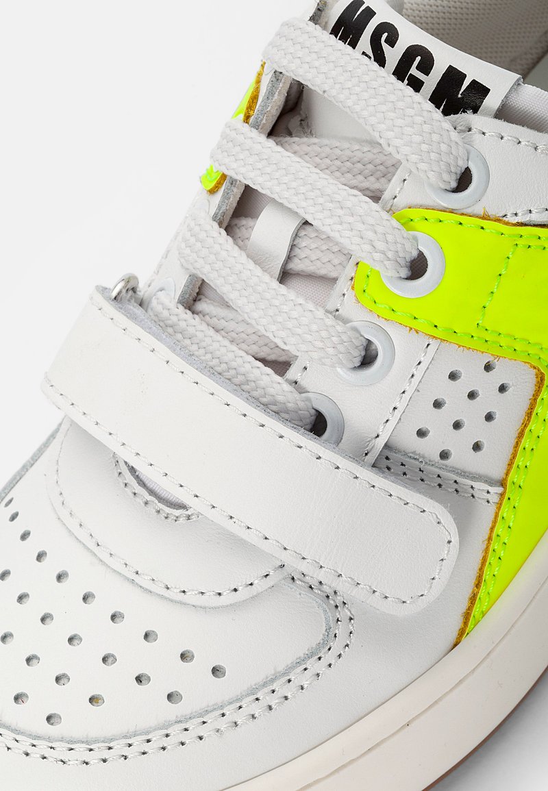Kinder Sneaker | MSGM Sneaker low white/neon yellow/light green/weiß - LC16588 Kinder Sneaker | MSGM Sneaker low white/neon yellow/light green/weiß - LC16588
