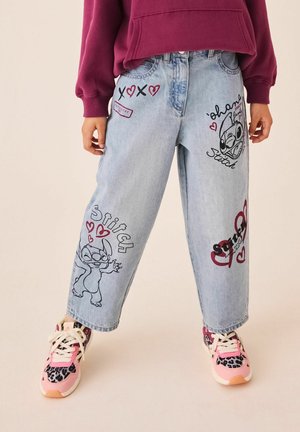 Next, REGULAR FIT - BARREL JEANS . - Džínsy voľného strihu - lilo & stitch