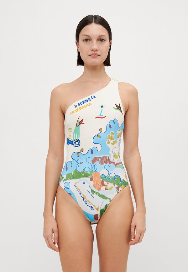 NADIA ONE SHOULDER ONE PIECE - Swimsuit - multi