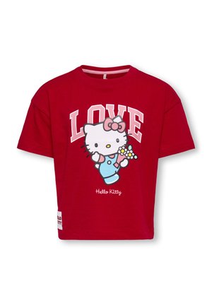 KMGKITTY LIFE LOOSE TEE - Tricou cu imprimeu - barbados cherry print love