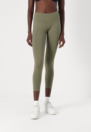 WOMEN'S MIDWEIGHT BASE LAYER PANTS - Leggings - forest moss