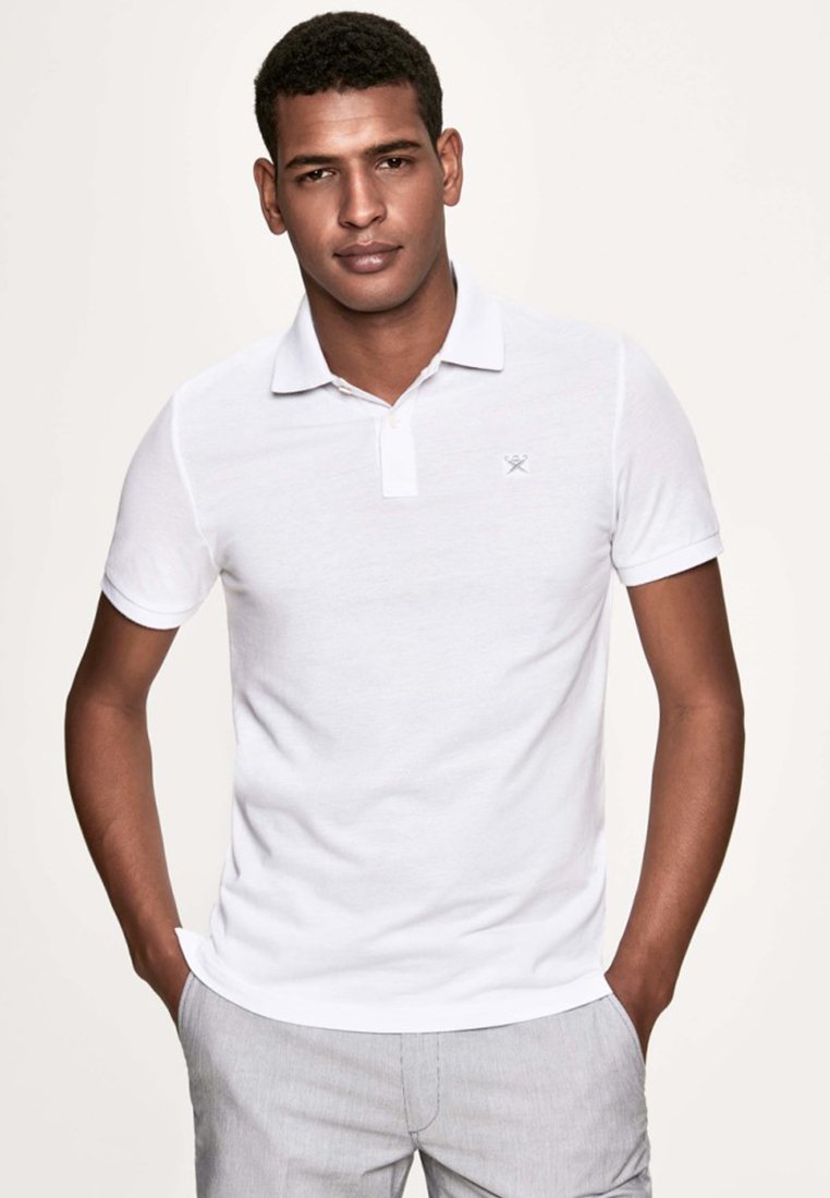 hackett white polo