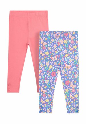 JoJo Maman Bébé 2 PACK - Leggings - lilac purple floral