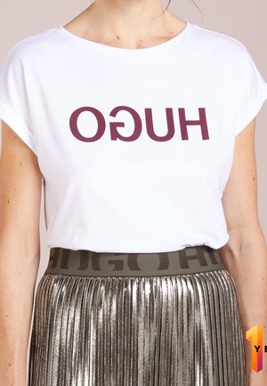 T-shirt con stampa - white