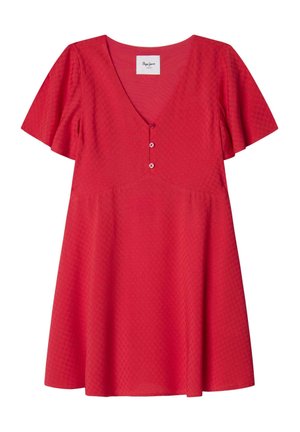 OLIVIA - Dnevna obleka - royal red