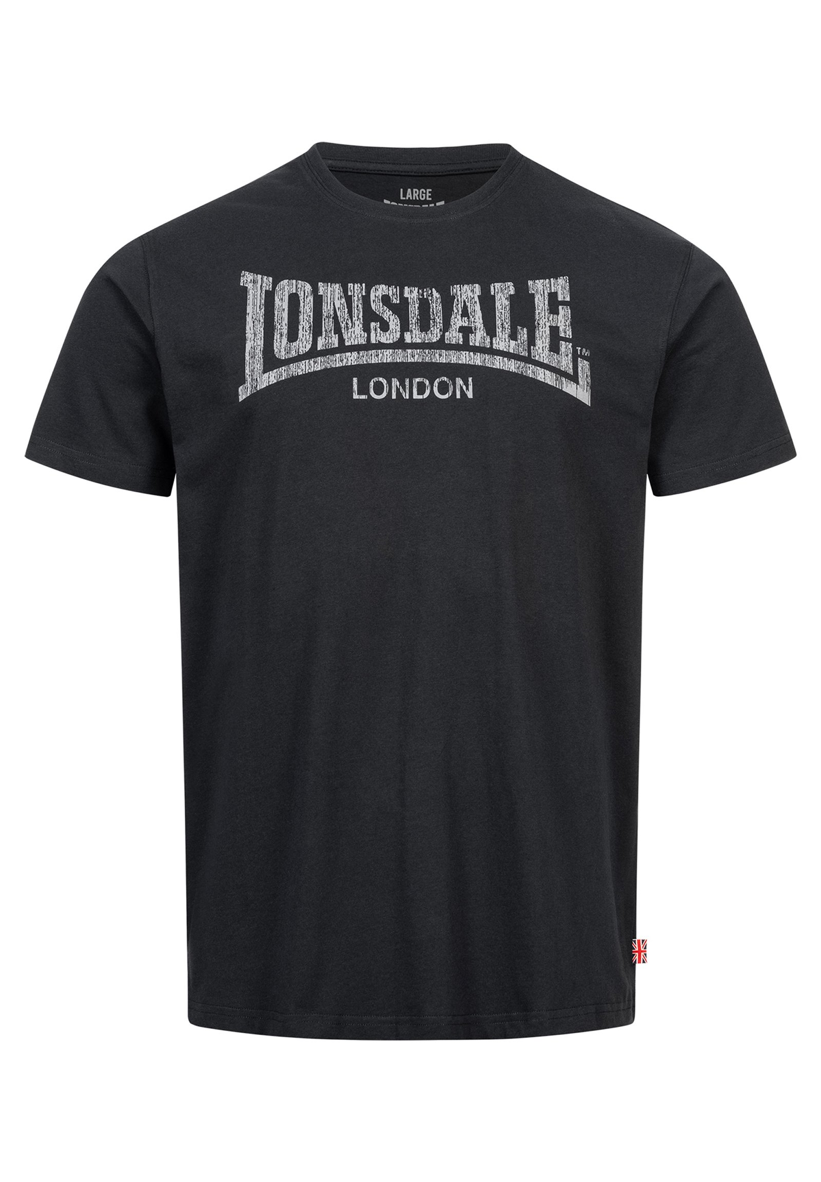 Lonsdale NORMALE PASSFORM LOGO KAI - Print T-shirt - black