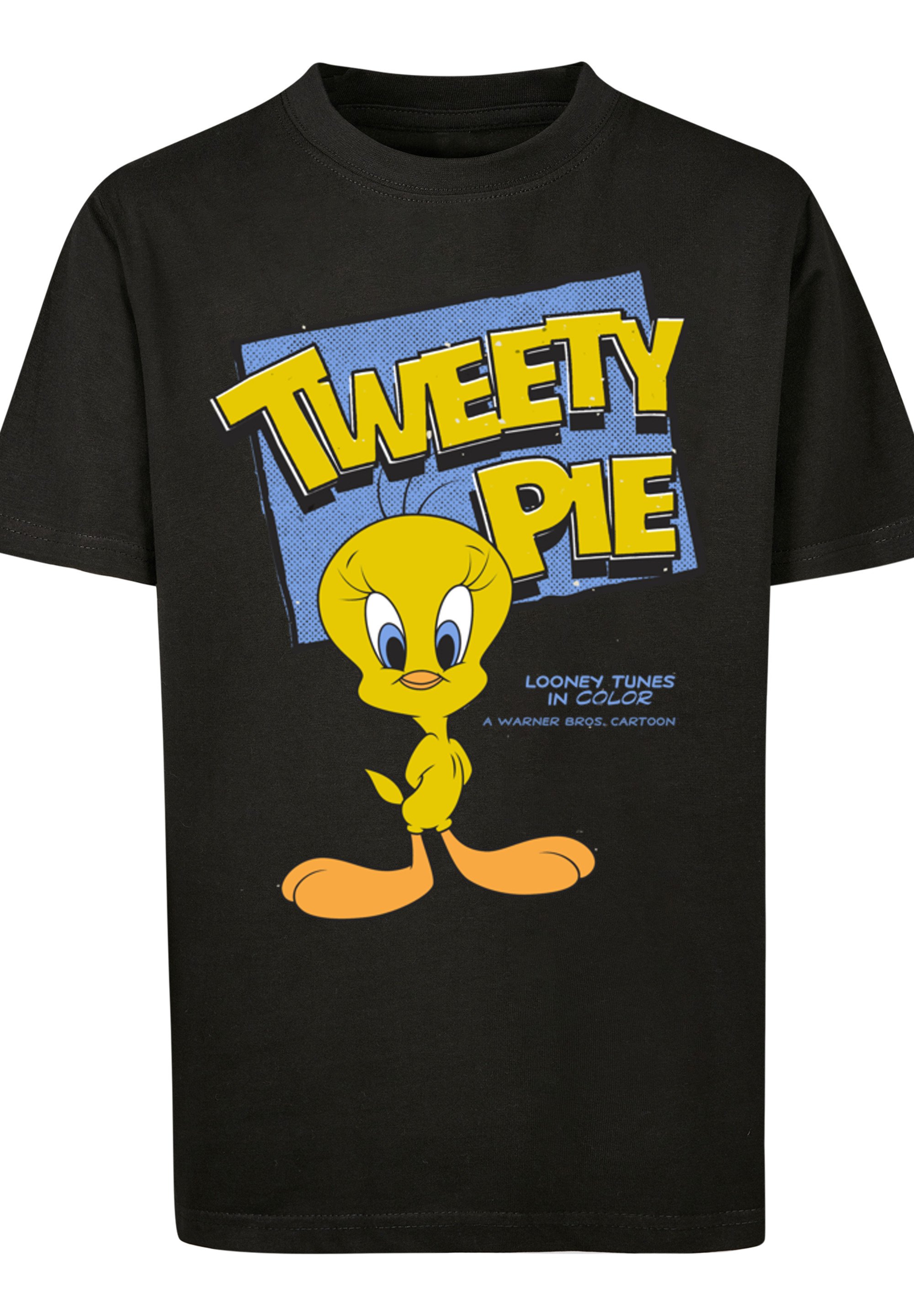 F4NT4STIC LOONEY TUNES CLASSIC TWEETY PIE - T-shirt print - black