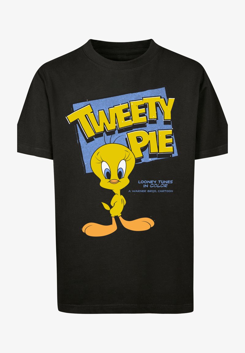 F4NT4STIC LOONEY TUNES CLASSIC TWEETY PIE - Print T-shirt - black