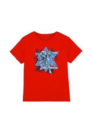 Cotton Soul, BATMAN MR FREEZE UNISEX - Print T-shirt - red
