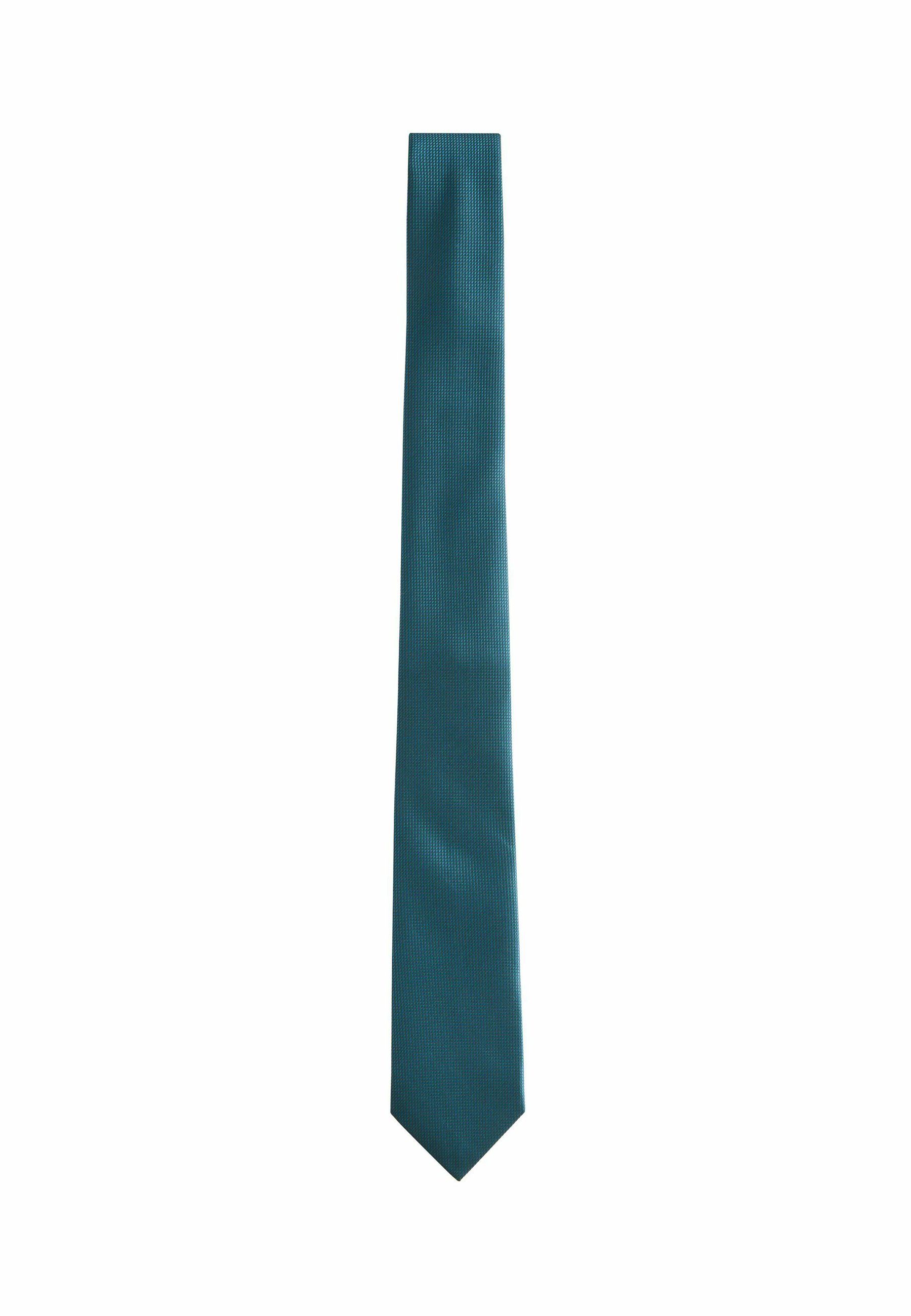 Cravatta Uomo In Raso Verde Tinta Unita DQT - Classica E Elegante Per Matrimonio - Foto 4