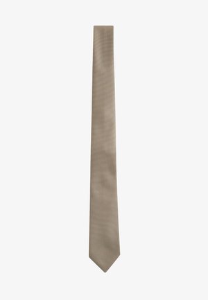SLIM - TEXTURED - Nyakkendő - neutral brown