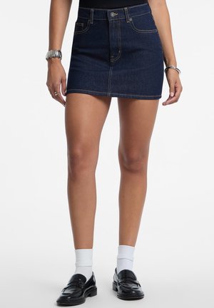 KURZER - Gonna di jeans - blau