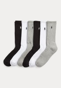 COTTON-BLEND CREW SOCK 6-PACK - Nogavice - grey assorted