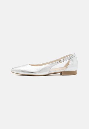 Ballet pumps - metallic alu