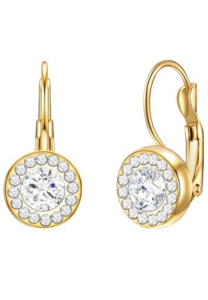 GLASKRISTALL WEISSMODESCHMUCKOHRH - Pendientes - gelbgold