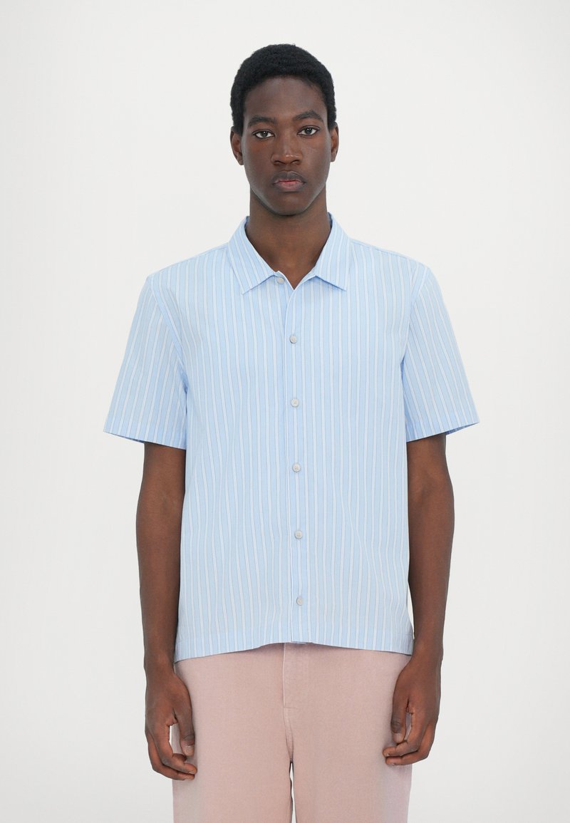 Won Hundred - KIRK STRIPE - Button down-skjorte - blue, Forstørre