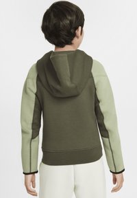 Nike Sportswear TECH FZ - Sweat zippé - cargo khaki oil green black black