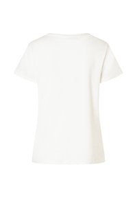 White short-sleeve t-shirt made from soft cotton. Features a crew neckline and a relaxed fit, with no visible patterns or accents.