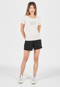 EA7 Emporio Armani EVOLUTION  - T-shirt con stampa - mauve chalk