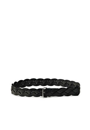 Braided belt - black