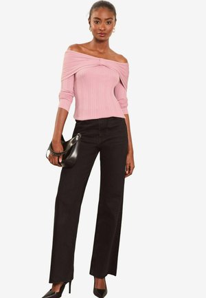 Lipsy BOW DETAIL - Strickpullover - pink