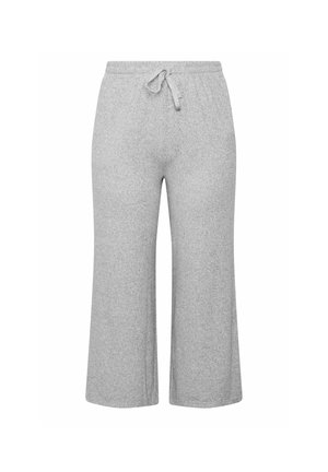 Yours Clothing, PLUS SIZE WIDE LEG TROUSERS - Pantalones - light grey