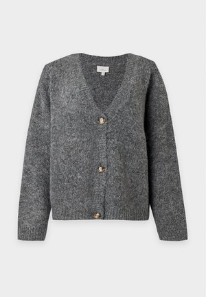 ONLY Carmakoma, CARZOEY CARDIGAN - Kardigan - dark grey melange