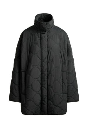 OYSHO, FELLEX® AEROGEL WATER-REPELLENT PADDED MIDI JACKET - Wintermantel - black
