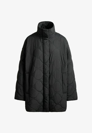 OYSHO, FELLEX® AEROGEL WATER-REPELLENT PADDED MIDI JACKET - Wintermantel - black