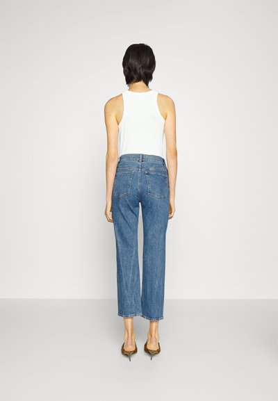 DL1961 PATTI STRAIGHT HIGH RISE VINTAGE ANKLE - Džinsi ar taisnām starām - blue rapids