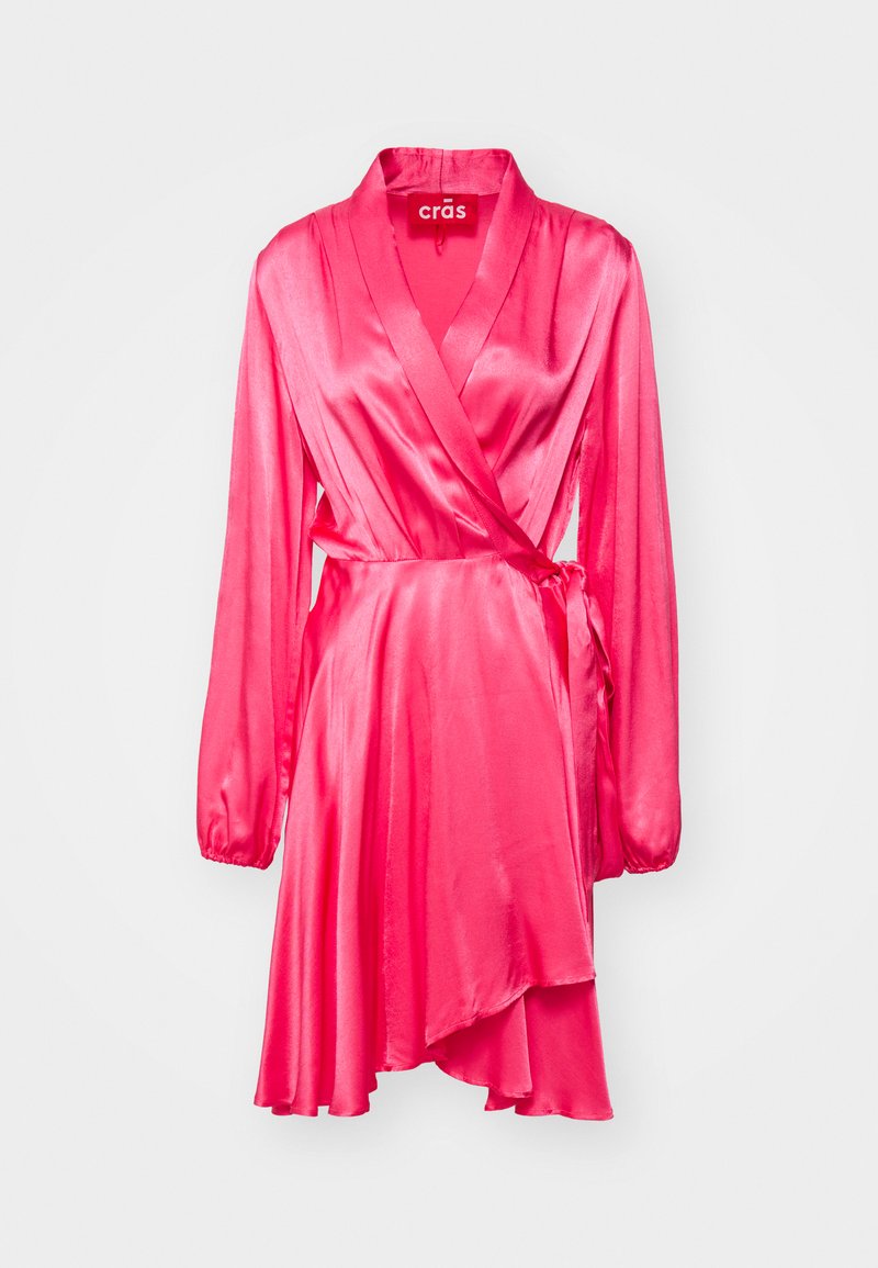 Cras Cocktailjurk donkerroze Cras Cocktailjurk donkerroze