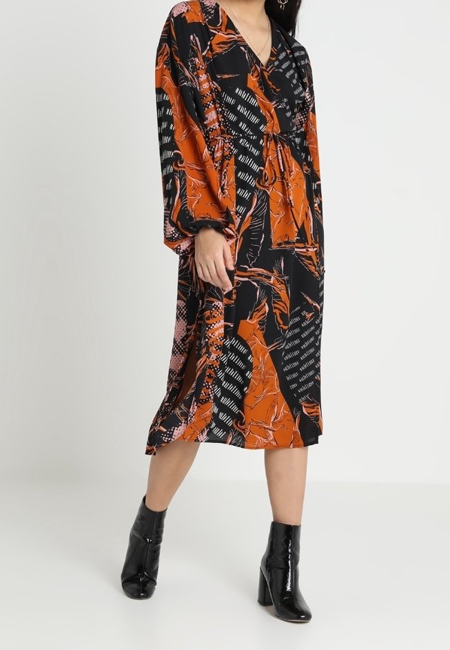 weekday orange dress Weekday Mini Dress