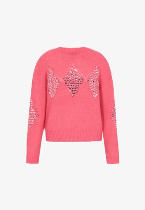 IZIA, SWEATER - Neule - pink