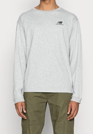 T-shirt à manches longues - mottled grey