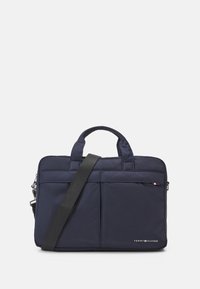 Tommy Hilfiger - SIGNATURE COMPUTER BAG - Taška na laptop - space blue Miniatura obrázku 1