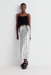 Koi Footwear TIRA RUFFLE MARY JANE DARK DELIGHTS EDITION - Platåsko - black