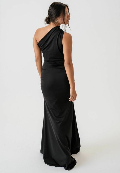 Lauren Ralph Lauren JERSEY ONE SHOULDER GOWN - Occasion wear - black -  Zalando