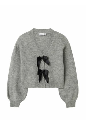 NKFRINA - Vesta na kopčanje - grey melange