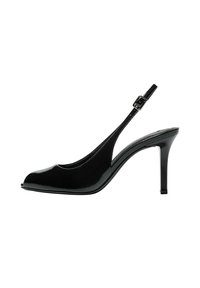 Bershka WITH OPENING - Nyitott orrú magassarkúk - black