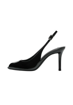 WITH OPENING - Peeptoe heels - black