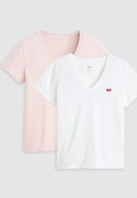 PERFECT TEES 2 PACK - Basic póló - potpourri/white