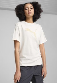 Puma GRAPHIC  - Camiseta estampada - vapor gray