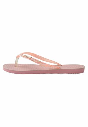 Havaianas HAVAIANAS FLIP FLOP SLIM GLITTER FLOURISH - Infradito da bagno - light pink