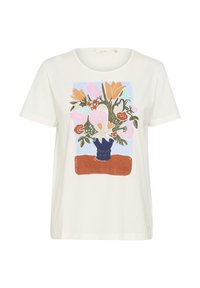 CRAMALUA - T-shirt imprimé - pink painted bouqet