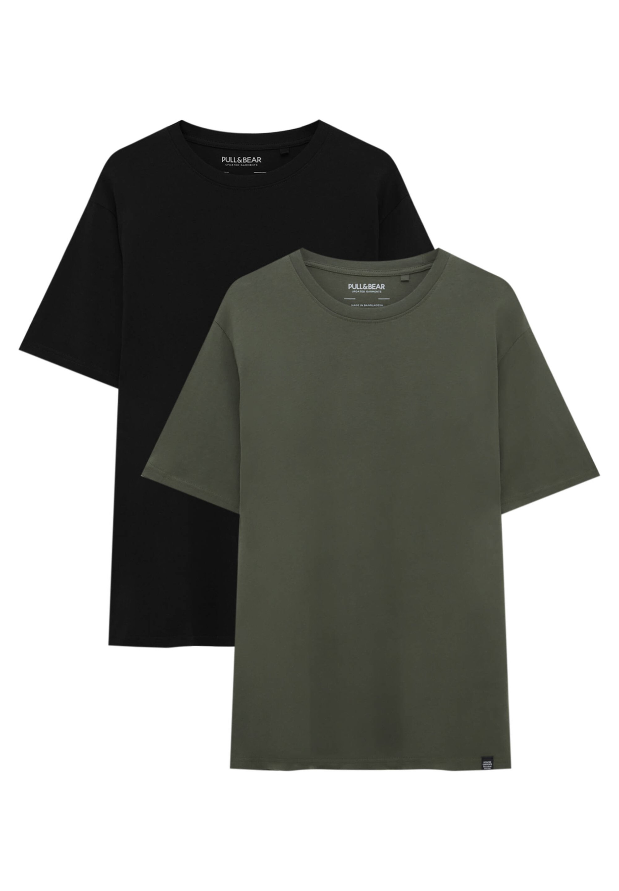 pull and bear t shirt basic